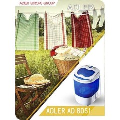 Adler AD 8051 Top-Loading Washing Machine - Efficient, Stylish & Reliable Clean for Your Home!